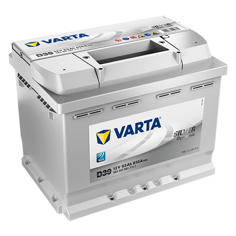 Battery Varta D39 63Ah 610A
