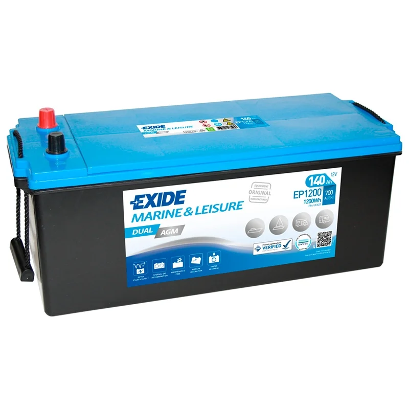 Battery Exide EP1200 Dual AGM 140Ah