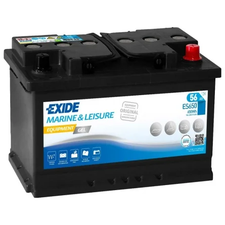 Battery Exide ES650 GEL 56Ah