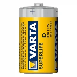 Varta D Super Heavy Duty Batteries (2 Units)
