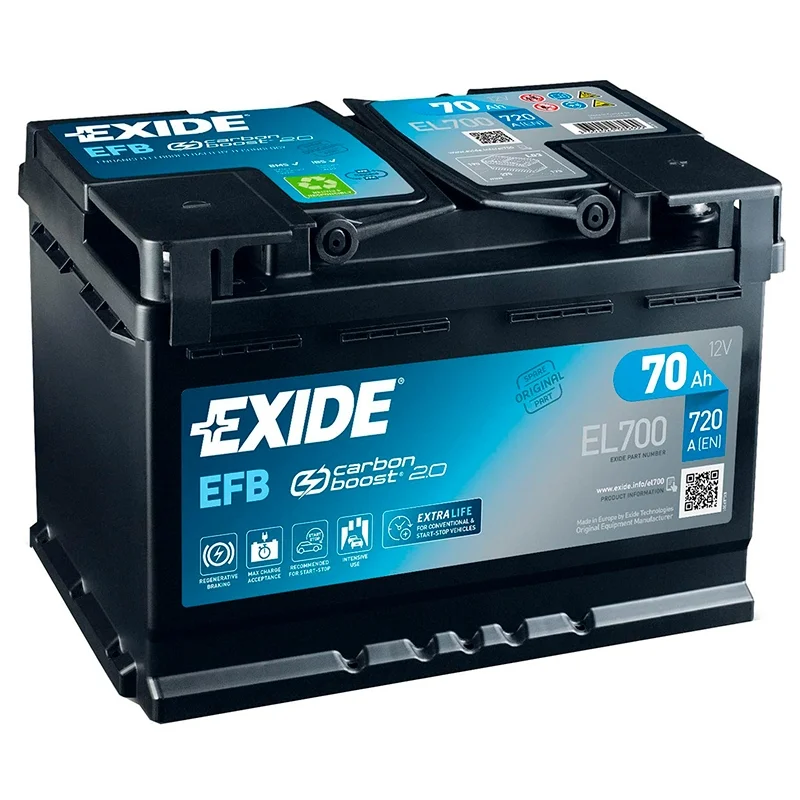 Battery Exide EL700 70Ah