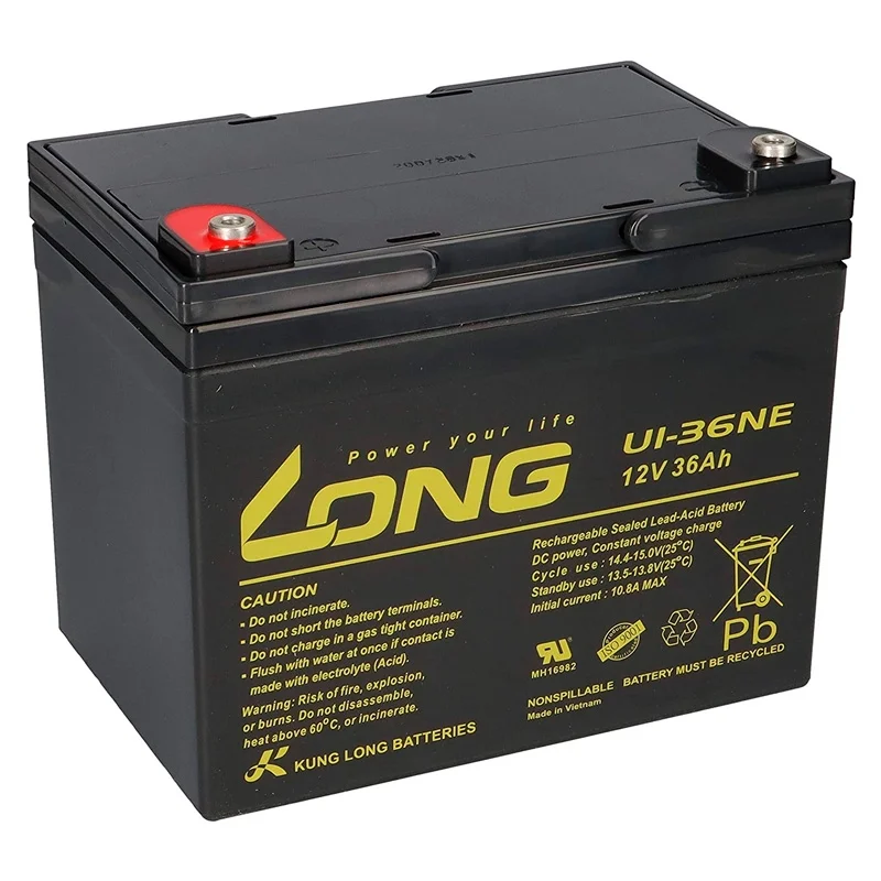 Lead-Acid AGM Battery 12V 36Ah LONG U1-36NE