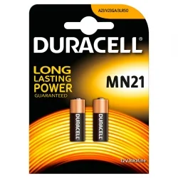 Duracell MN21 Long Lasting Power Alkaline Batteries (2 Units)