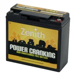 Lead-Acid Battery AGM 12V 20Ah 680A Zenith ZPC120020 Booster