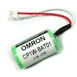 CP1W-BAT01 Lithium Battery (Cell + Connector) for Programmable Logic Controller (PLC) 3V - 850mAh Omron CP1 Series