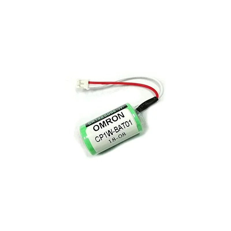 CP1W-BAT01 Lithium Battery (Cell + Connector) for Programmable Logic Controller (PLC) 3V - 850mAh Omron CP1 Series