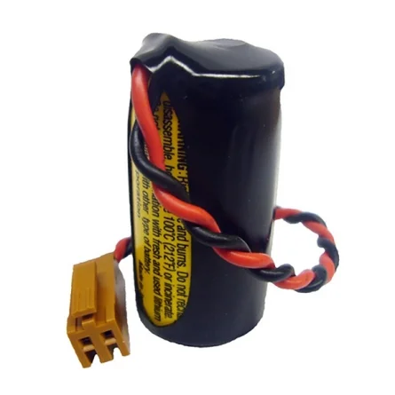 Li-Ion Battery + Connector for GE Fanuc A02B-0177-K106 and Programmable Logic Controller (PLC) 3V - 2000mAh