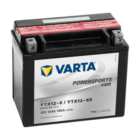YTX12-BS Lithium Replacement Battery Compatible with Yuasa YTX12-BS