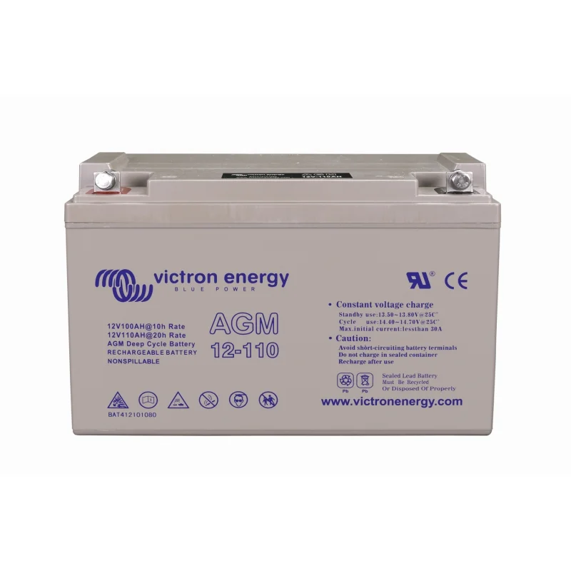 Lead-Acid AGM Battery 12V 110Ah Victron Cyclic