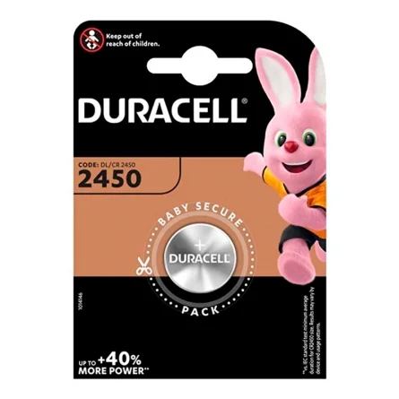 Duracell 2450 Lithium Button Cell Batteries (1 Unit)