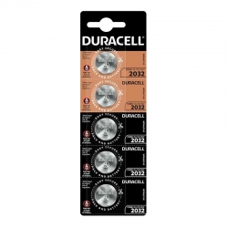 Batteries Duracell CR2032 Blister pack of 5