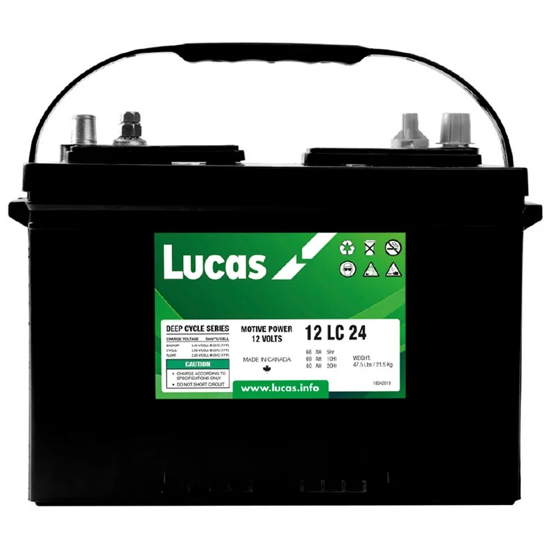 Lead-Acid Battery 12V 80Ah Lucas 12LC24 Deep Cycle