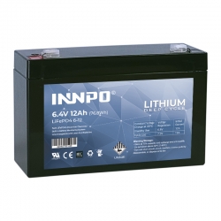 Lithium battery LiFePO4 6.4V 12Ah