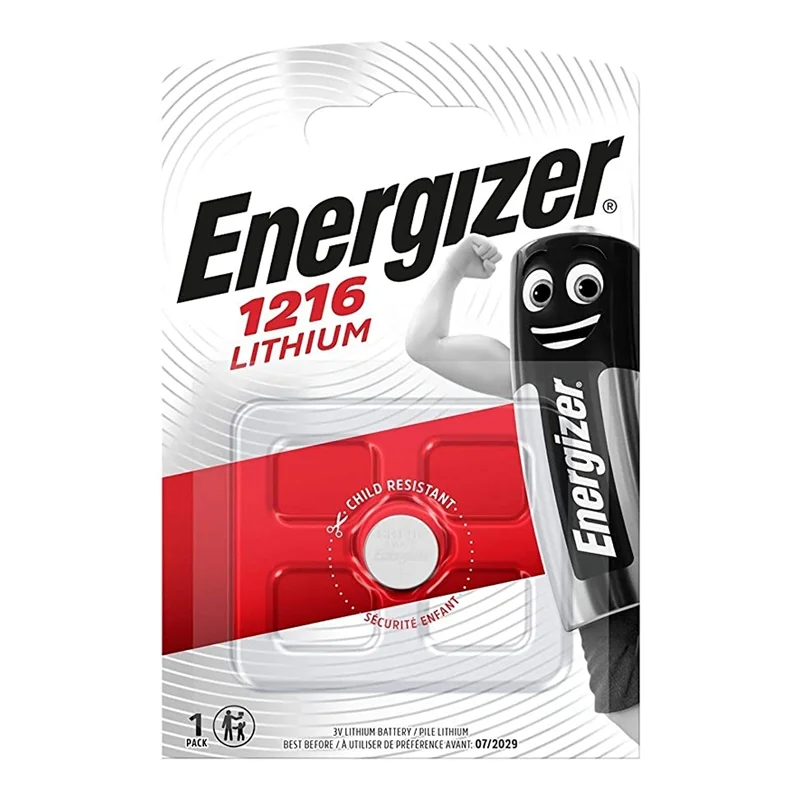Energizer 1216 Lithium Button Cell Batteries (1 Unit)