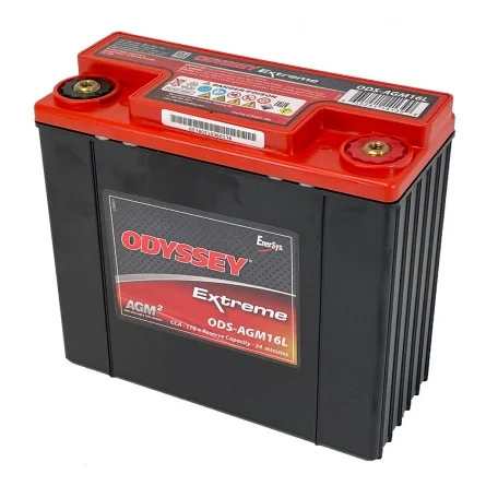 Lead AGM Battery 12V 16Ah EnerSys Odyssey ODS-AGM16L PC680 for Booster