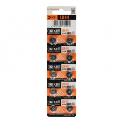 Maxell LR44 batteries Pack of 10
