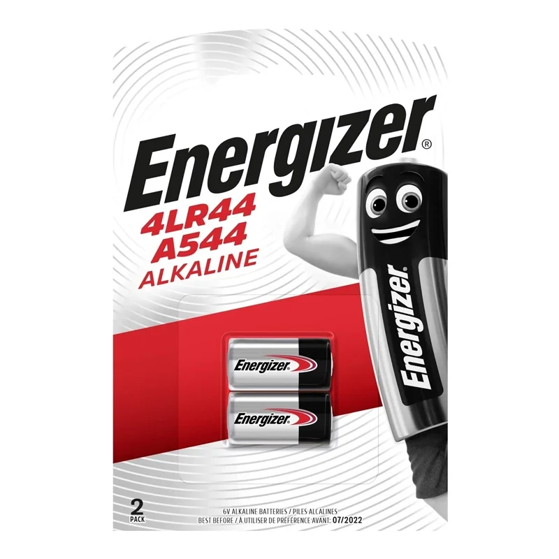 Energizer 4LR44 A544 Alkaline Special Batteries (2 Units)