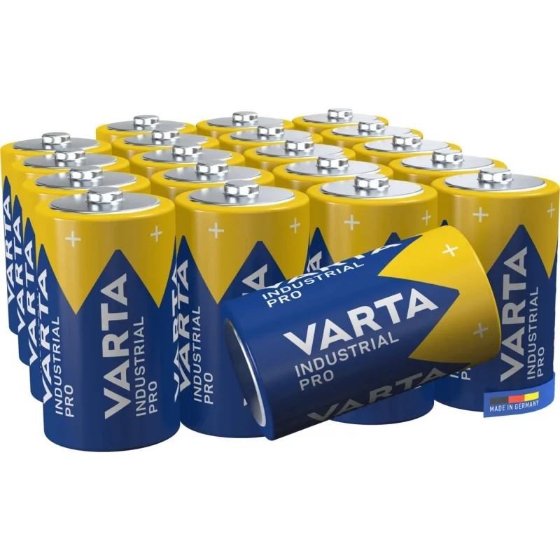 Varta Industrial Pro D Alkaline Batteries (20 Units)