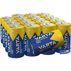 Varta Industrial Pro C Alkaline Batteries (20 Units)