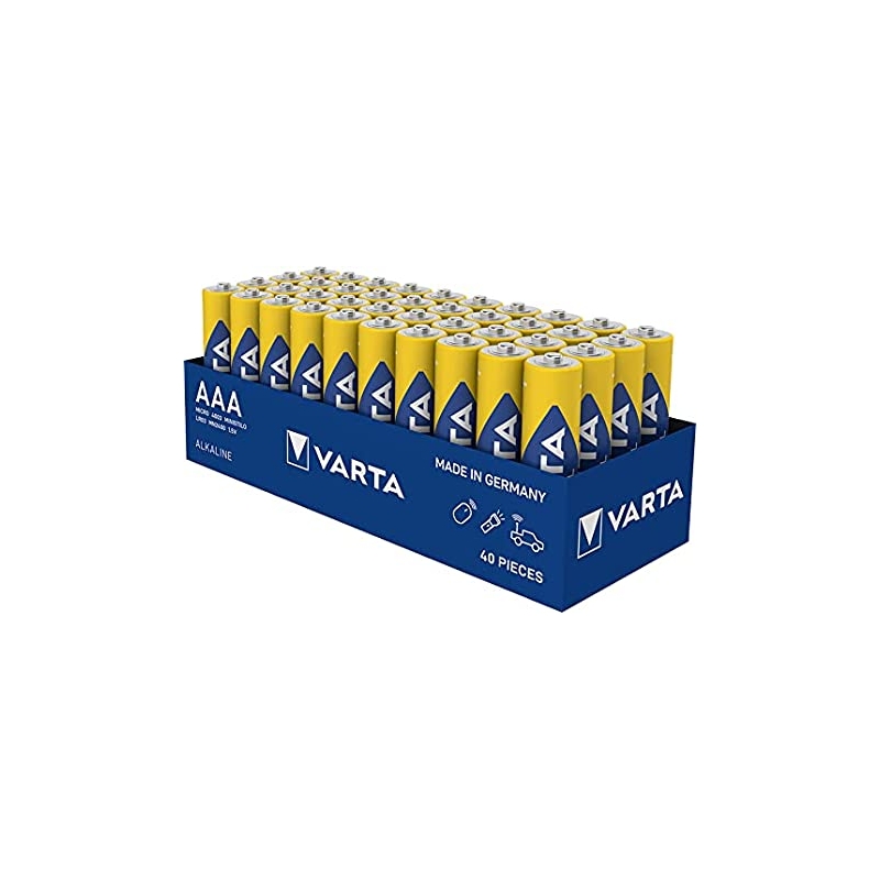 Varta Industrial Pro AAA LR3 Batteries (40 Units)