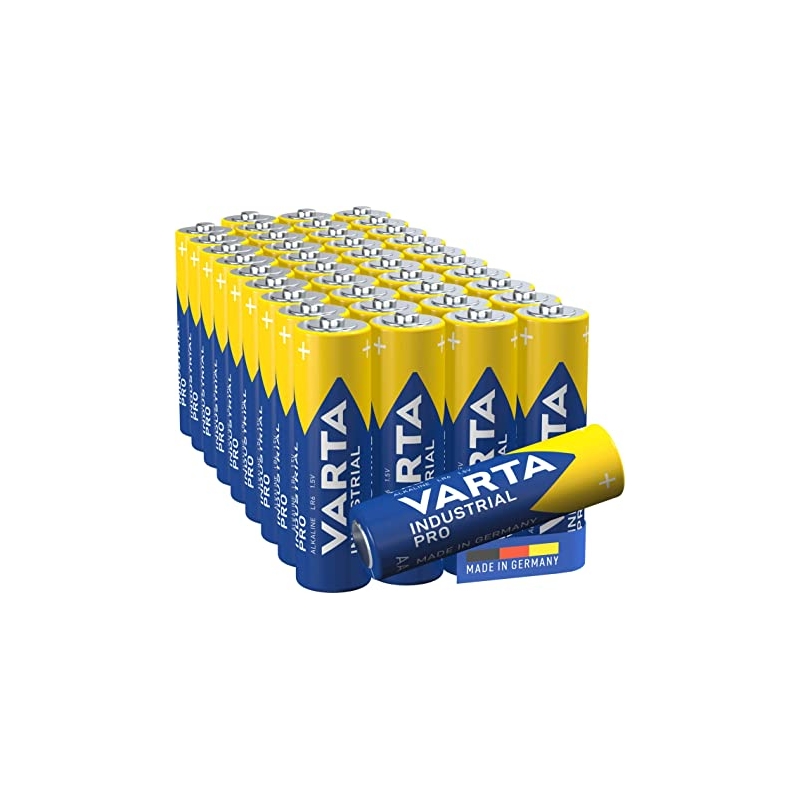 Varta Industrial Pro AA LR6 Batteries (40 Units)