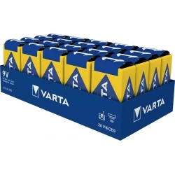 Varta Industrial Pro 9V 6LR61 Batteries (20 Units)