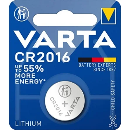 Varta CR2016 Lithium Coin Cells (1 Unit)