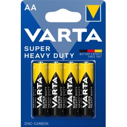 VARTA Super Heavy Duty AA LR6 Batteries Blister 4