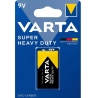 Varta 9V Zinc-Carbon Super Heavy Duty Batteries (1 Unit)