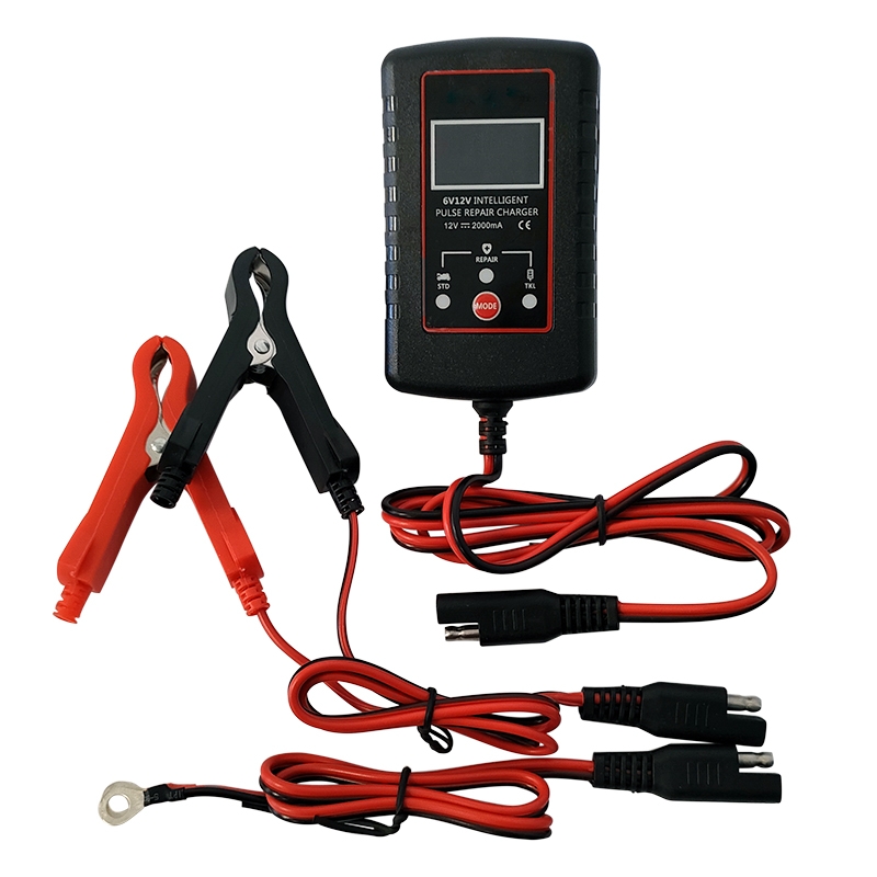 Lead acid battery charger 6V and 12V 2A