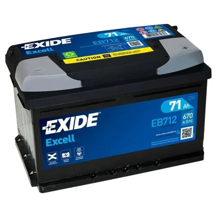 Battery Exide Excell EB712