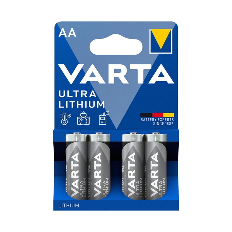 Varta AA lithium batteries Varta Lithium batteries