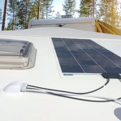 Kit solaire 180W panneau souple avec passe-toit / MPPT Victron - Solu'Sun