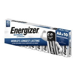 Lithium Battery Energizer Ultimate Lithium AA Box of 10