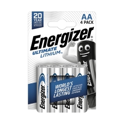 Lithium Battery Energizer Ultimate AA Blister of 4