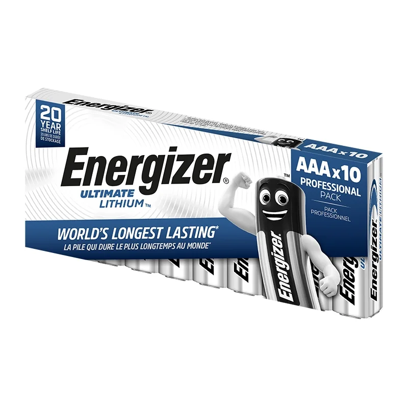 Energizer Ultimate Lithium AAA Lithium Batteries (10 Units)