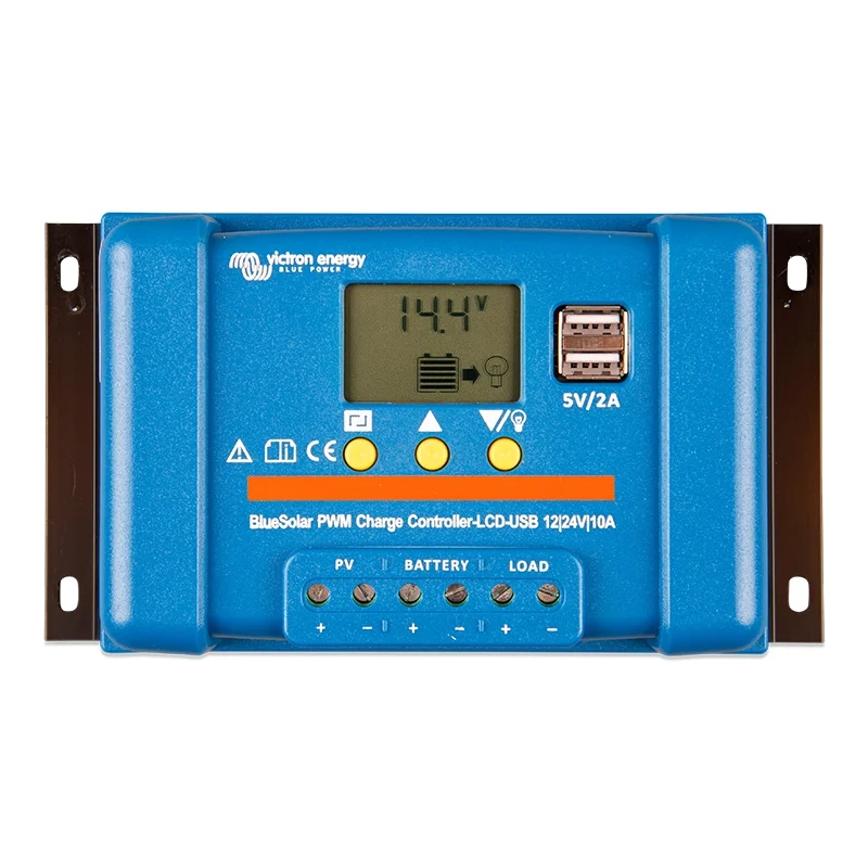 Charge controller Victron BlueSolar PWM-LCD & USB 12/24V 10A