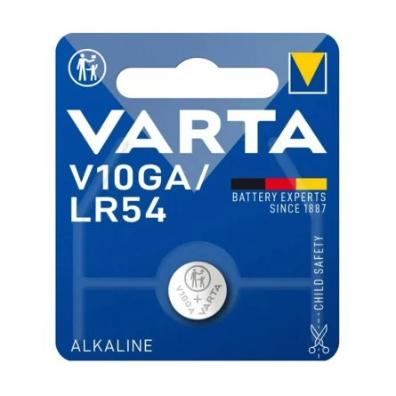 Varta V10GA LR54 Alkaline Button Cell Batteries (1 Unit)