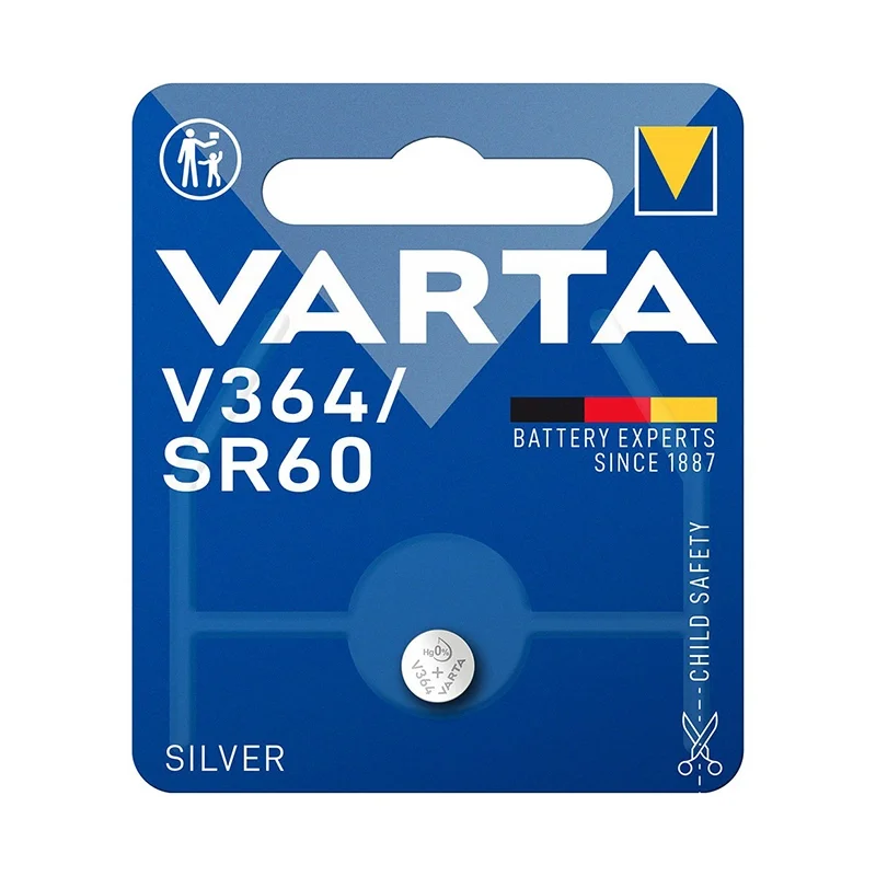 Varta V364 SR60 Silver Coin Cell Batteries (1 Unit)