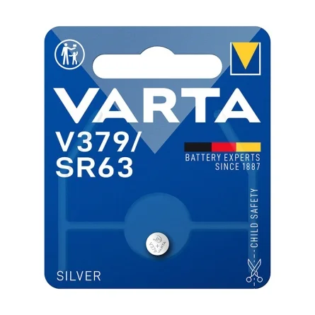 Varta V379 SR63 Silver Coin Cell Batteries (1 Unit)