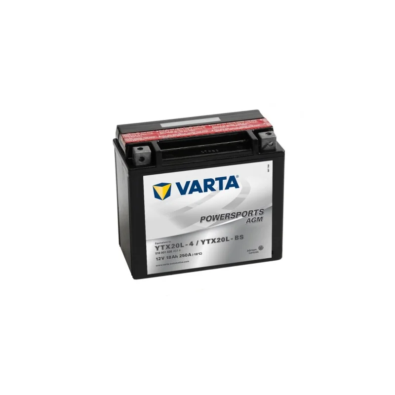 Varta TX20L-4 YTX20L-BS 18Ah