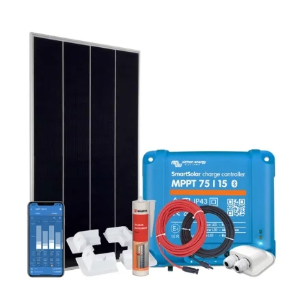 12V 200W Solar Energy Kit with Victron MPPT Charge Controller