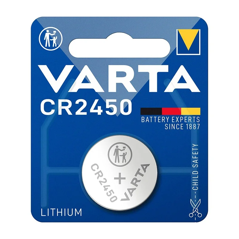 Varta CR2450 Lithium Coin Cells (1 Unit)