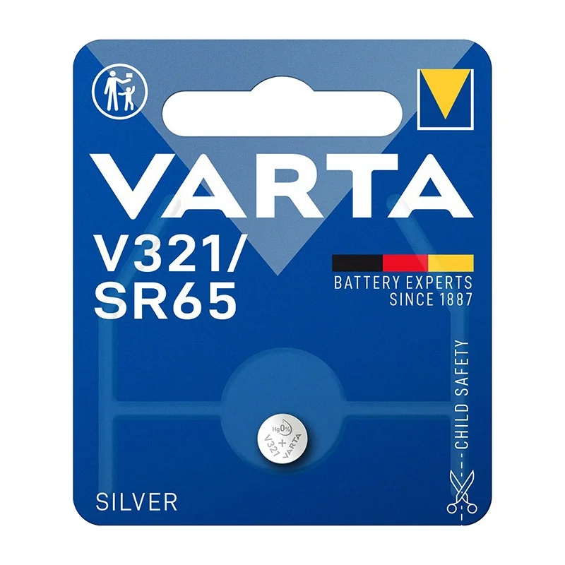 Varta V321 SR65 Silver Coin Cell Batteries (1 Unit)