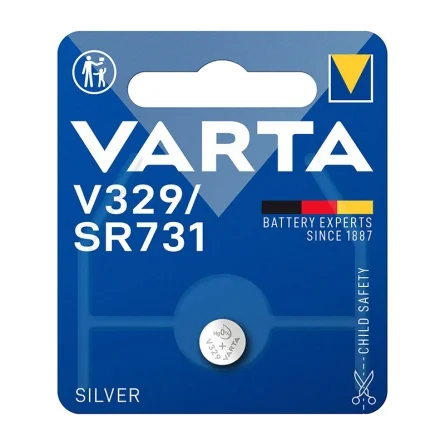 Varta V329 SR731 Silver Coin Cell Batteries (1 Unit)