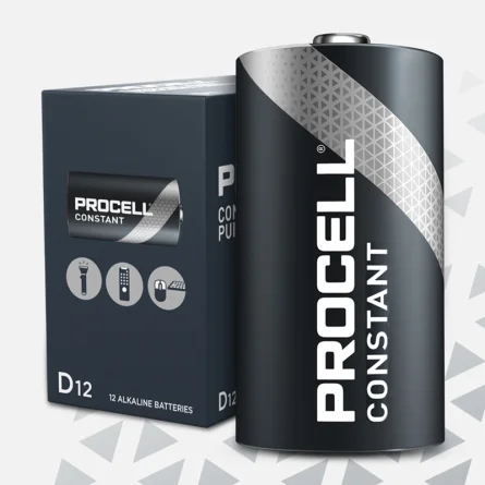 Procell D LR20 Constant Power Alkaline Batteries (10 Units)