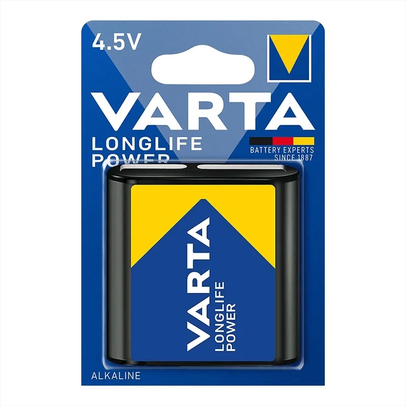 Varta 4.5V Longlife Power Alkaline Batteries (1 Unit)