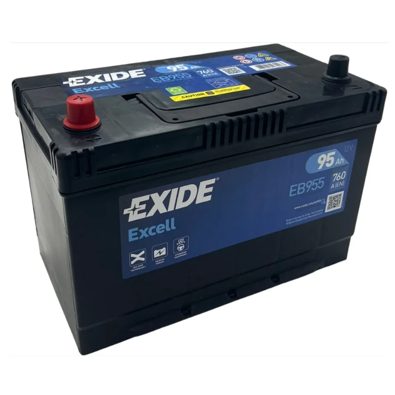 Exide EB954 Excell 12V 95Ah 760A Autobatterie