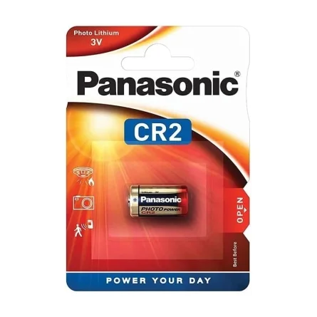Panasonic CR2 Lithium Photo Power Batteries (1 Unit)