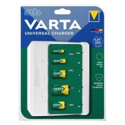 Varta universal charger for AAA, AA, C, D, 9V Ni-Mh rechargeable batteries